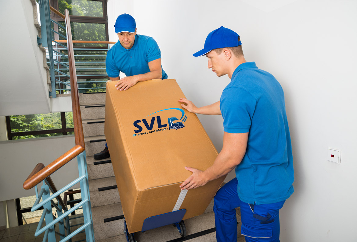 Workers moving the Goods on Steps best packers and movers